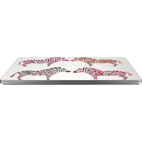 Cat Coq Rainbow Zebras Universal Laptop 16in (13 x 9.4in) Skin